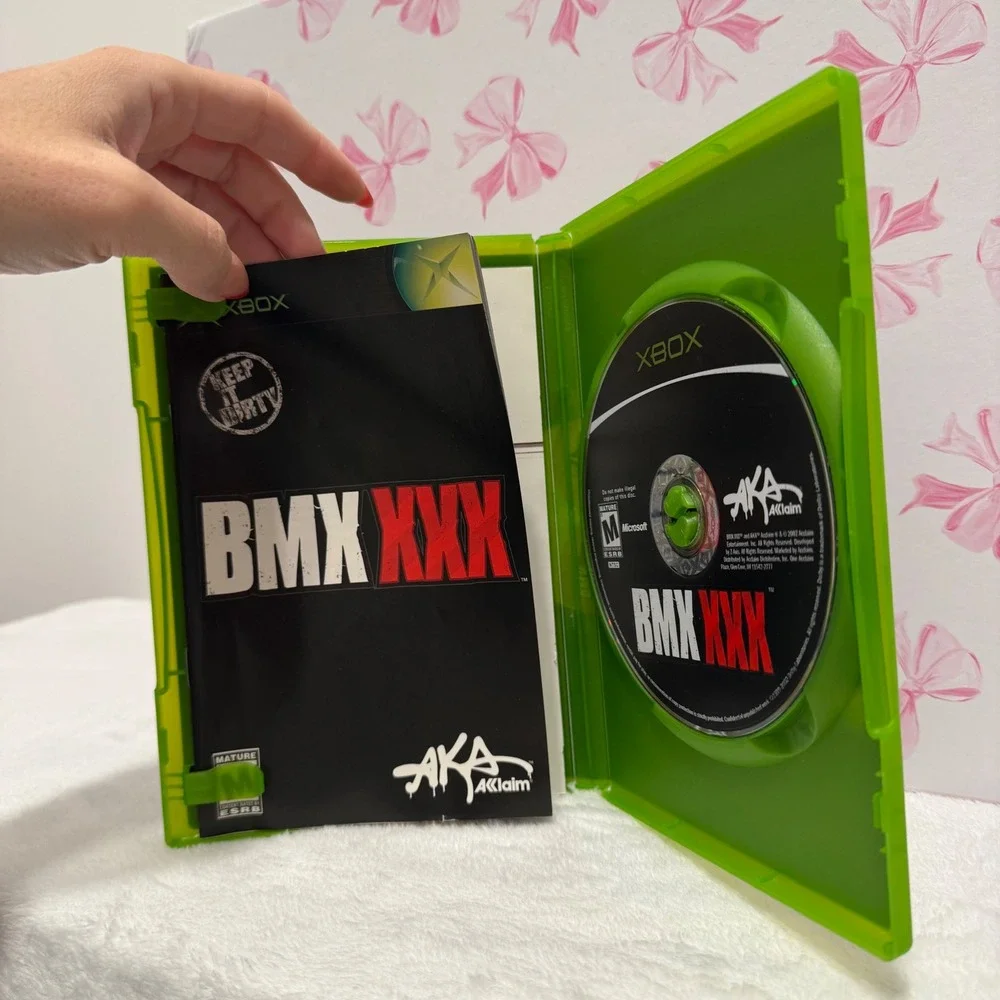 BMX XXX Video Game for Original Xbox‎ Disc Manual Case Complete